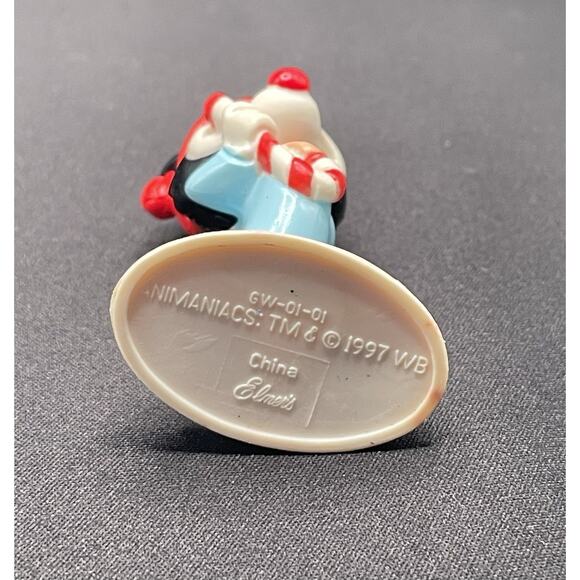 Vintage 1997 Warner Bros Animaniacs Yakko & Dot Christmas Ornaments. Set of Two. - Picture 6 of 7